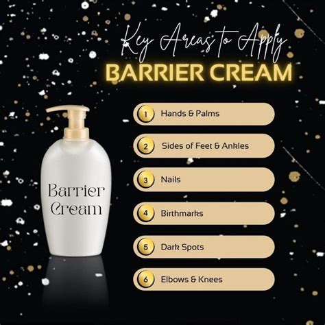 barrier cream spray tan kit.